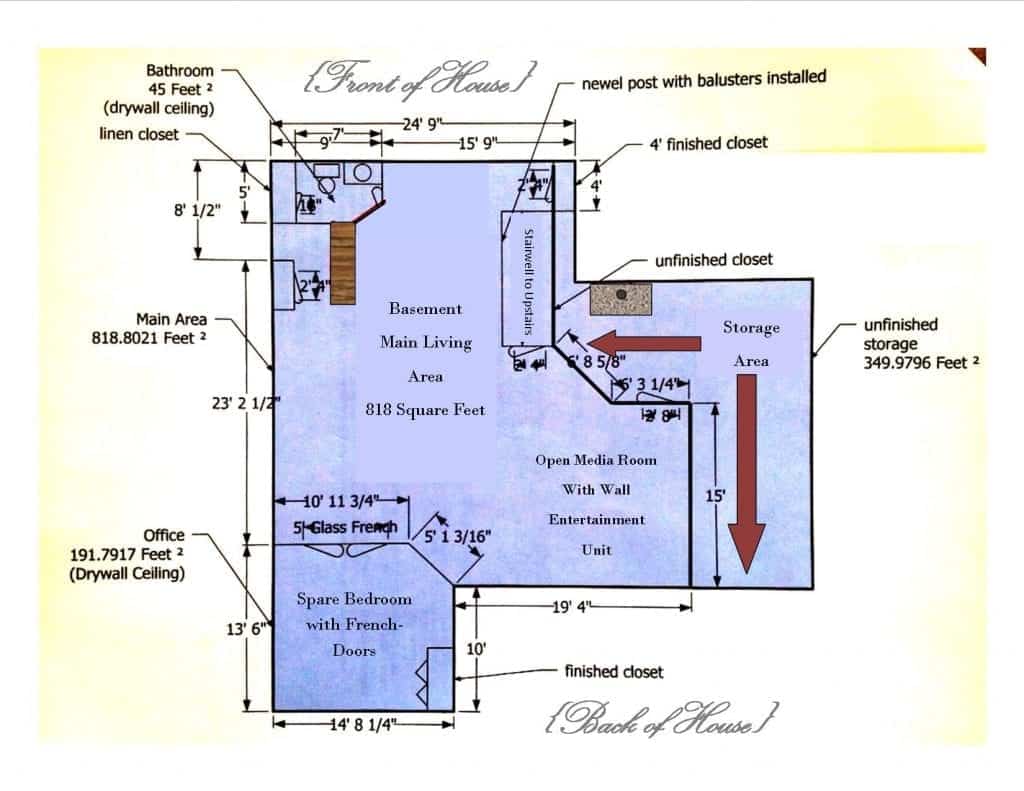 industrial basement floorplan