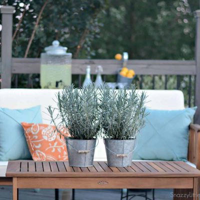 Deck Makeover with Wayfair Furniture 1
